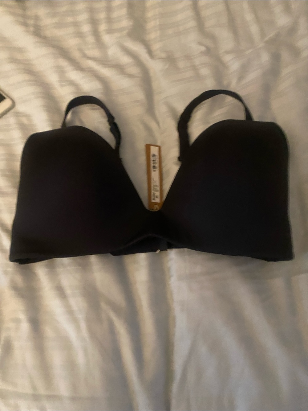 SKIMS Black padded maternity nursing wireless bra